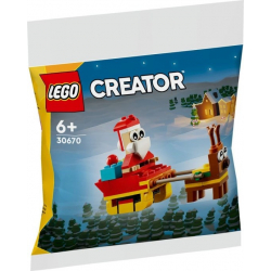 Klocki LEGO 30670 Przejażdżka saniami Świętego Mikołaja Creator